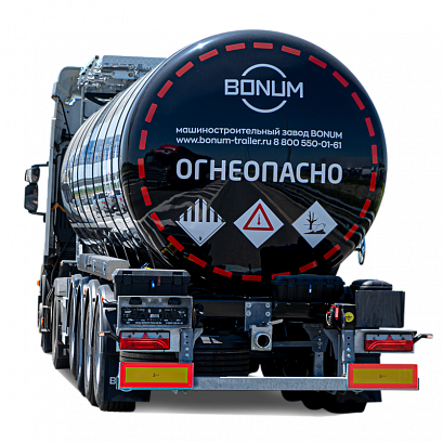 BONUM: полуприцеп цистерна производство и продажа в Благовещенске, Россия